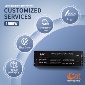Kit d'alimentation d'urgence LED étanche IP65 en aluminium rechargeable pour bandes et lampes haute tension - Product Image 3