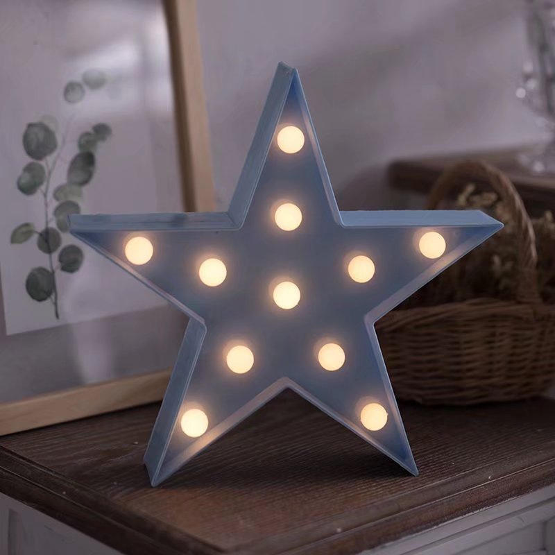 ดาวห้าแฉกขนาดใหญ่สีน้ำเงิน24ซม