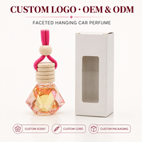 Diffuseur de parfum pour voiture en verre avec logo personnalisé, 8 ml, diffuseur de parfum pour voiture, parfum longue durée, OEM ODM en gros