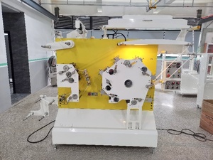 JR-1521 Flexo Máy In Nhãn 2 + 1 Màu Cấu Hình Chăm Sóc Giặt Nhãn Polyester Băng Bông Vải Thẻ - Product Image 3