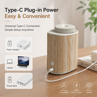 Diffuseur d'air frais électrique sans eau Crearoma pour la maison avec télécommande (plastique)