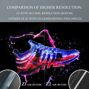 Z2 42cm Wifi Remotely Control Hologram Fan Advertising 3D Hologram Fan Holographic Projector 3D Holographic Display