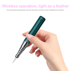 Professional Electric PMU Tattoo <b>Machine</b> Stainless Steel Low Noise Permanent Makeup Pen for Eyebrow Lip Beauty Studio Use - Product Image 6
