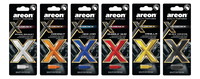 Gel de parfum solide, Ornement diffuseur d'aromathérapie pour voiture à clipser sur grille d'aération, design cristal noir élégant, Accessoires automobiles en gros Areon X Made