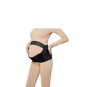 Faja de Maternidad Elástica Ajustable XXL de Nailon Transpirable con Banda de Algodón para Mujeres Embarazadas que Brinda Protección <span class=keywords><strong>Abdominal</strong></span> - Product Image 4