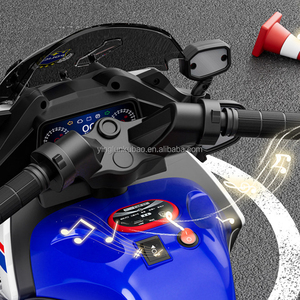 Motos électriques pour enfants et tricycles télécommandés, voitures de police en plastique pour enfants de 2 à 10 ans, voiture électrique à conduire pour enfants - Product Image 5