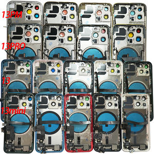 아이폰 11 12 13 14 15 16 Pro Max Plus 용 플렉스 케이블 포함 100% AA 등급 프레임 베젤 후면 커버 하우징 OEM 유리 도매 - Product Image 2