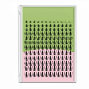 <span class=keywords><strong>Kit</strong></span> d'extension <span class=keywords><strong>de</strong></span> <span class=keywords><strong>cils</strong></span> DIY JY, bouquets <span class=keywords><strong>de</strong></span> <span class=keywords><strong>cils</strong></span> avec colle, faux <span class=keywords><strong>cils</strong></span> en grappes effet wispy, courbure D, avec pince à épiler - Product Image 1
