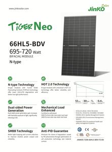 Jinko N-Type Pv <b>Solar</b> Panels Home Complete <b>Kit</b> 580W 590W 620W 630W 700W 720W Range with Battery and Inverter for Home Use - Product Image 2