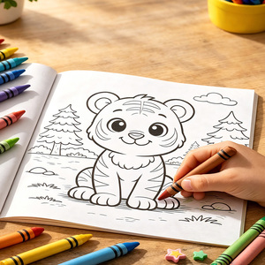 Livre pour enfants personnalisé de haute qualité <span class=keywords><strong>avec</strong></span> couverture rigide, papier d'art gaufré et jaquette en carton ondulé pour cadeau éducatif - Product Image 2