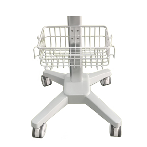 병원 가구 도매 모니터 스탠드 항공 알루미늄 휴대용 의료 기기 모바일 카트 트롤리 - Product Image 6