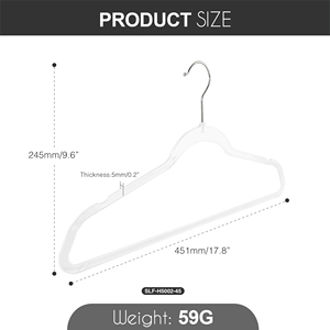 Clear PS Hangers Crystal <span class=keywords><strong>Plastic</strong></span> Transparente Clothes Organizer Ultra Slim Space Saving para casacos, calças, roupas de vestido