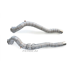 Tubo de Escape de Alto Flujo Aislado de Acero Inoxidable 304 para Ferrari <span class=keywords><strong>Roma</strong></span> V8 3.9T 2019-2024, Mejora del Rendimiento del Vehículo - Product Image 3