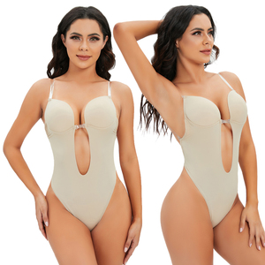 <span class=keywords><strong>Body</strong></span> de maintien pour femmes Sexy Deep V Neck Backless Thong Shaper <span class=keywords><strong>Body</strong></span> Corset Push Up Slimming <span class=keywords><strong>Body</strong></span> - Product Image 2