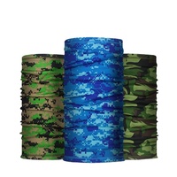 Cache-cou respirant anti-UV camouflage en soie glacée haute élasticité pour activités de plein air, pêche et sport