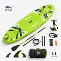 SUP gonflable de 10'8'' avec règle de pêche imprimée sur le pont pour enregistrement des prises et du relâchement