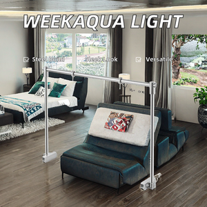 WEEKAQUA Support de Lampe pour <span class=keywords><strong>Aquarium</strong></span> en Acier Inoxydable 150cm, Modèle DJ-L-L150, pour <span class=keywords><strong>Éclairage</strong></span> d'<span class=keywords><strong>Aquarium</strong></span> <span class=keywords><strong>200L</strong></span>, Lampe Fixe Écologique pour Cuisine et Salon - Product Image 2