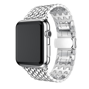Reloj inteligente de lujo con 7 Cuentas para mujer, Correa delgada de 38mm, 42mm, 45mm, acero inoxidable, Metal ajustable para <span class=keywords><strong>Apple</strong></span> <span class=keywords><strong>Watch</strong></span> 9 8 7 6 SE 5 - Product Image 5