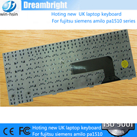 Nouveau clavier d'ordinateur portable britannique noir pour clavier d'ordinateur portable série fujitsu siemens amilo pa1510