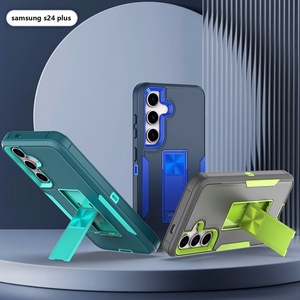 Funda con Soporte Magnético para Coche para <span class=keywords><strong>Samsung</strong></span> <span class=keywords><strong>Galaxy</strong></span> S25 S24 Plus S23 Ultra S22 S21 FE A15 A25 A34 A24 A54 A14 <span class=keywords><strong>5G</strong></span>, Cubierta Híbrida Tipo Armadura - Product Image 3