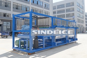 Máquina de Hielo Industrial de 5T de Alta Calidad de Fábrica Sindeice con Motor, Control PLC y Enfriamiento por Aire/Agua - Product Image 4
