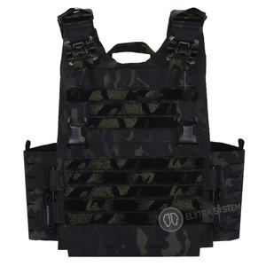 أسود حاملة لوحة مدمجة الأمن Chaleco Tactico سترة تكتيكية نسيج مركب LSR الصيد في الهواء الطلق وصول جديد الصيد - Product Image 5