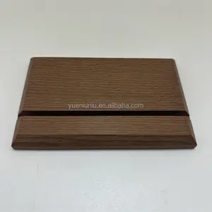 Customized Handmade Wooden Crafts Home And Wedding Picture Stand Wood Photo Card Holder Base Wooden Base