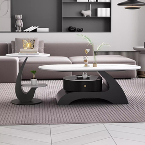 Modern High-End Home Living Room Furniture Set Fashion Light Luxury Coffee <strong>Table</strong> and <strong>Sofa</strong> <strong>Side</strong> <strong>Table</strong> - Product Image 4