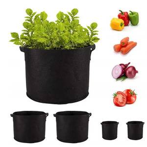 Maceta Bolsas <span class=keywords><strong>de</strong></span> cultivo <span class=keywords><strong>Macetas</strong></span> Agrícolas Venta al por mayor Granja al aire libre Gran <span class=keywords><strong>tela</strong></span> <span class=keywords><strong>de</strong></span> fieltro Plantas Jardín Bolsa <span class=keywords><strong>de</strong></span> cultivo <span class=keywords><strong>para</strong></span> cultivar vegetales - Product Image 1