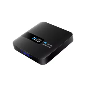 Nouveau H20 TV Box Android 10.0 2 go 16 go 4K TV récepteur lecteur multimédia 3D vidéo 2.4G Wifi H20 Smart TV BOX Android Set top box