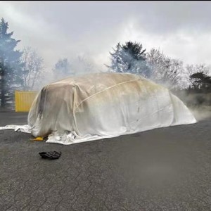 Manta ignífuga para vehículo eléctrico resistente a altas temperaturas marca CE - Product Image 4