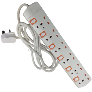 Presa Multipla Uk 13a Adattatore Presa 3 Vie 13A Con Interruttore E Protezione - UK Plug, Bianco Unit 13 Psvita - Foto 10