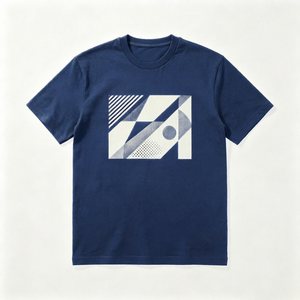 Camiseta estampada para hombre, cuello redondo, manga corta, corte regular, tejido, informal, estilo urbano - Product Image 1