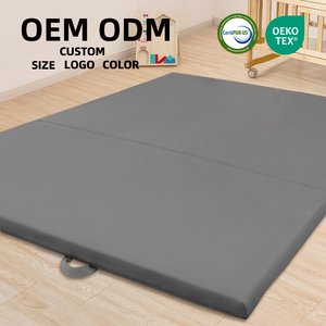 Tapis de jeu pliable pour bébé, tapis de ramper antidérapant, tapis de parc imperméable, B2B, vente en gros, personnalisation OEM/ODM - Product Image 1