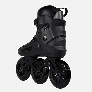 New Design Professional Outdoor Big Skating Shoes 3 Wheels 125mm Inline <strong>Roller</strong> Skate for Adult - Product Image 4