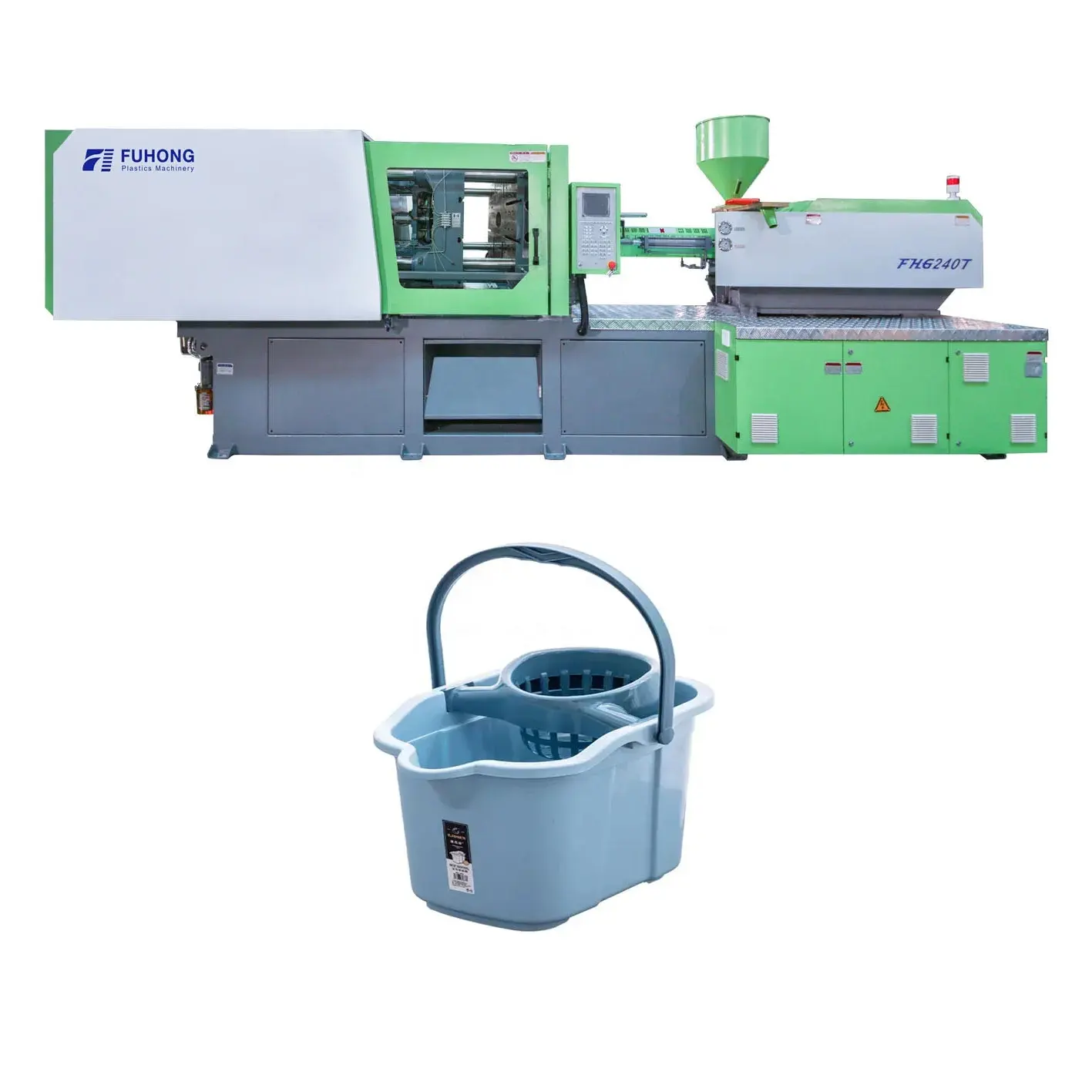 Risparmio energetico Fuhong FHG420 secchio di plastica mocio secchio che fa macchina di stampaggio ad iniezione macchina per la vendita