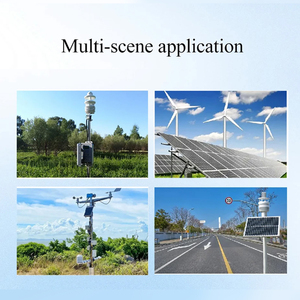 Mini-C6AF 6 en 1 Sensor Ultrasónico de Velocidad del Viento y Energía Solar Total 0-1500W/m2, Temperatura y Humedad para el Medio Ambiente - Product Image 4