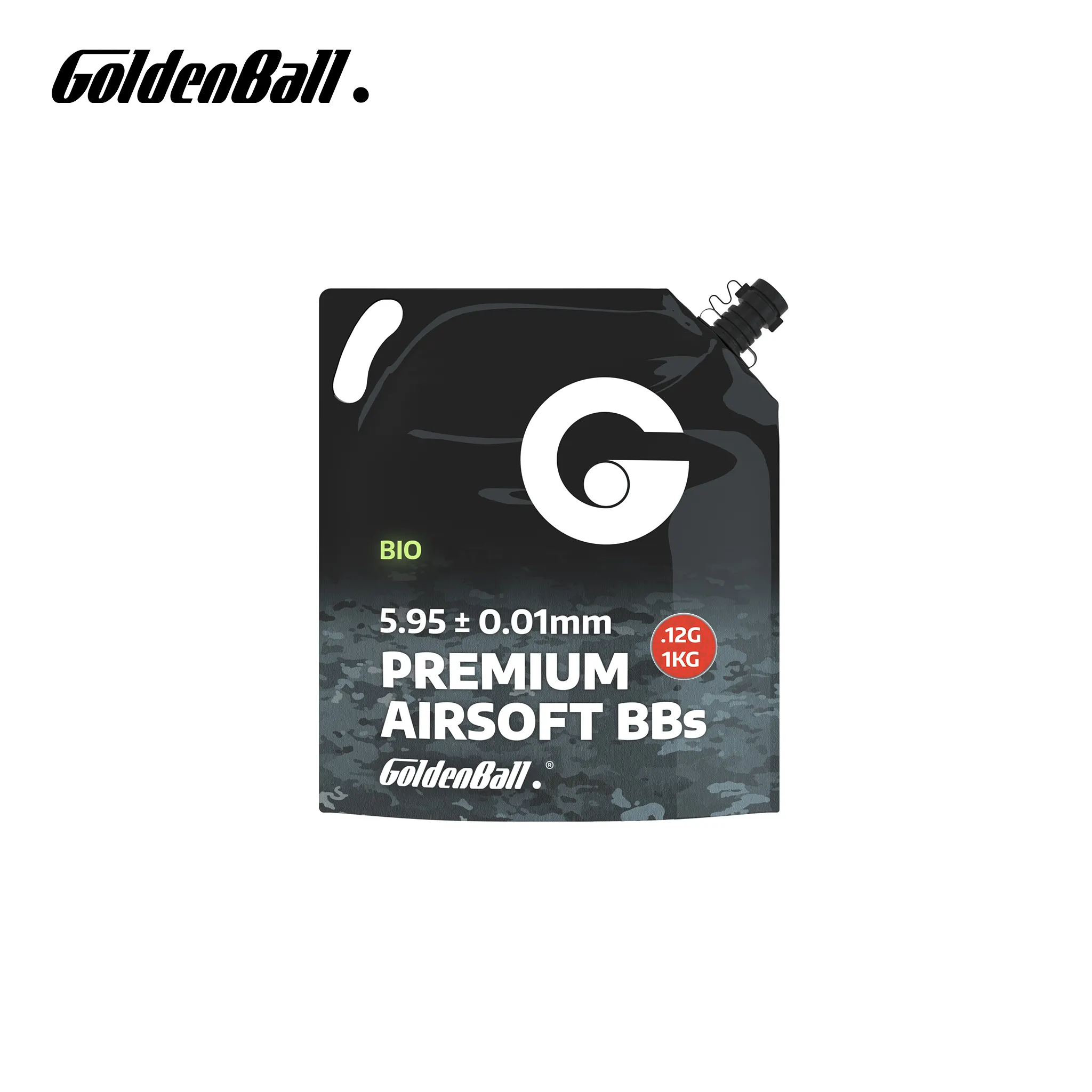 Goldenball 0.12g Biodegradabile Premium Airsoft BB Pellet 5.95 +/-0.01 millimetri 1kg 8333 giri