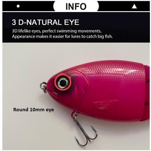 LVDE, recién llegado, 17cm /109G, Señuelos de Pesca que se hunden, cebo deslizante, cuerpo duro con cola suave, señuelos de sábalo - Product Image 6