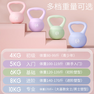 Tezeva Soft Kettlebell de 6 kg para entrenamiento de glúteos, equipo de fitness portátil para el hogar. - Product Image 4