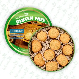 Biscuits végétariens en étain variété sans sucre sans gluten santé