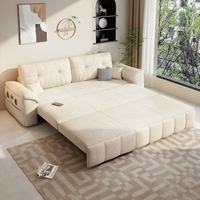 Sofá Cama Moderno de Diseño Popular, Sofá Cama Extraíble de Lujo, Sofá Simple para el Hogar, Sofá Cama con Almacenamiento para Sala de Estar