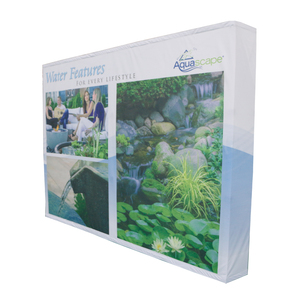最佳标志可折叠铝定制贸易展示台展示架椭圆形弹出式酒吧柜台 - Product Image 3