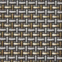 Tissu maille tissée décorative en vinyle, maille en polyester tissée, décoration de la maison, en PVC