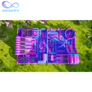 Parque de trampolines de nuevo diseño, parques de atracciones inflables, parque temático inflable al aire libre para parque infantil - Product Image 4