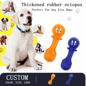 Jouets <span class=keywords><strong>à</strong></span> mâcher pour <span class=keywords><strong>chien</strong></span> en caoutchouc naturel écologique et durable Zhierde, en forme de pieuvre, pour le nettoyage des dents, <span class=keywords><strong>jouet</strong></span> <span class=keywords><strong>à</strong></span> mâcher pour <span class=keywords><strong>chien</strong></span>, favori des chiens, vente d'usine - Product Image 2