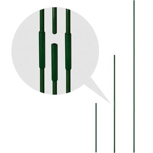 Ensemble <span class=keywords><strong>de</strong></span> tiges <span class=keywords><strong>en</strong></span> <span class=keywords><strong>fibre</strong></span> <span class=keywords><strong>de</strong></span> <span class=keywords><strong>verre</strong></span> vertes personnalisables avec piquet <span class=keywords><strong>de</strong></span> clôture simple pour structures grimpantes <span class=keywords><strong>de</strong></span> jardin à bon <span class=keywords><strong>prix</strong></span> - Product Image 2