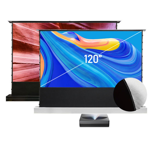 CE Customized 92-Inch 16:9 4K UST ALR Electric Pet Crystal Motorized Home Theater Projector Screen CBSP