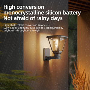 Luces Solares para Caminos de Jardín, Césped y Exteriores, Impermeables IP66, Lámpara de Pared LED con Energía <span class=keywords><strong>Solar</strong></span>, 150lm/W, 3W COB - Product Image 5