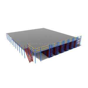 Factory Steel Mezzanines <b>Racking</b> Multi-Level Steel Mezzanine Floor Rack Warehouse Mezzanine Rack - Product Image 3